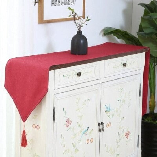 Solid Velvet Table Runner