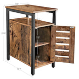 Multipurpose Storage Cabinet Side Table - waseeh.com