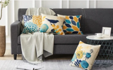 Sykting blue Cushion Covers Pack 4