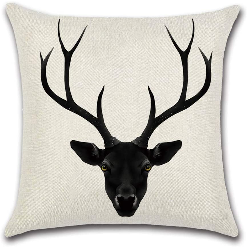Deer Silhouette cushion Covers Pack of 4