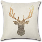 Deer Silhouette Cushion Covers Pack of 4