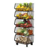 Metal Vegi Organizer Trolley