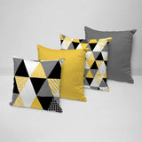 Multi Triangle Cushion Covers Pack 4