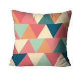 Triangle Diffirent Colours Pack Of 4 Cushion Covers