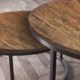 Maywood Nesting Living Loung Drawing Room Centre Tables (Set of 2) - waseeh.com