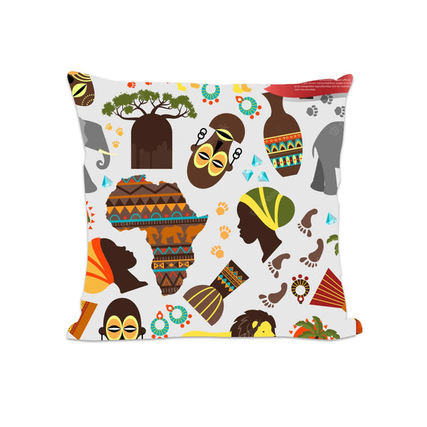 African Scene Scatter Cushion Covers Pack 6