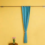 Ochre Eyelet Curtains