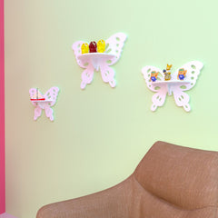 Crater Butterfly Floating Shelves (Set of 3) - waseeh.com