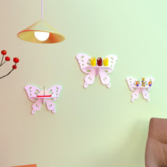 Crater Butterfly Floating Shelves (Set of 3) - waseeh.com