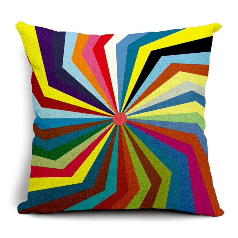 Colorful Geometry Cushion covers Pack 6