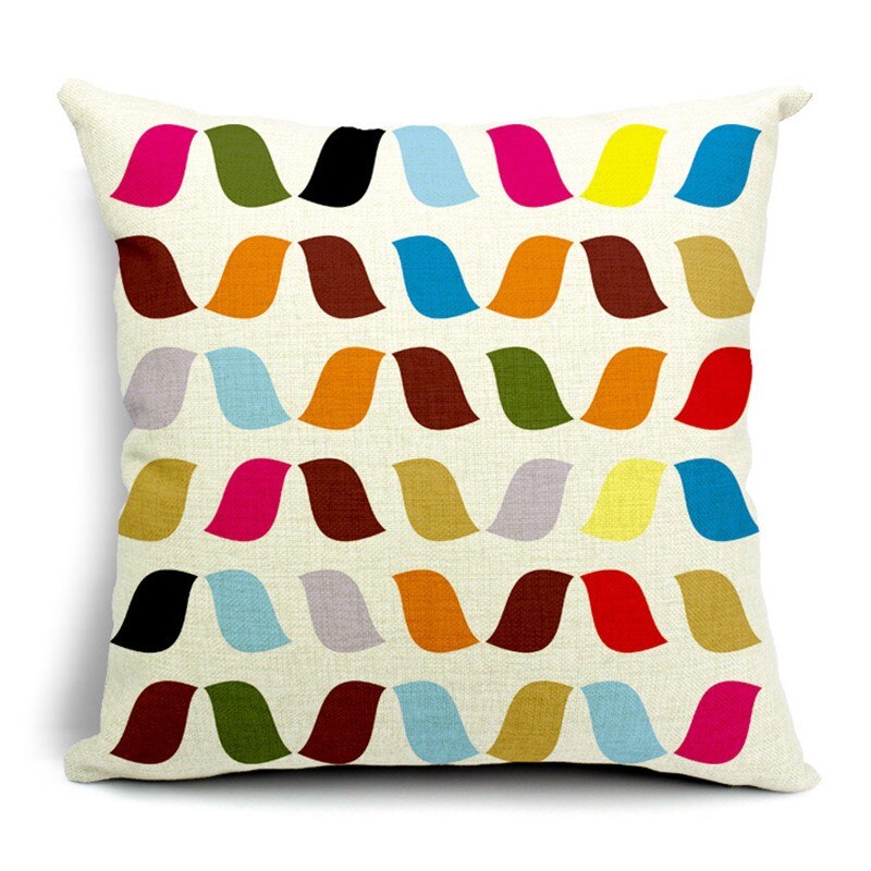 Colorful Geometry Cushion covers Pack 6