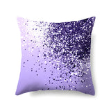 Purple Geometric Print Cushion Cover Pack 6