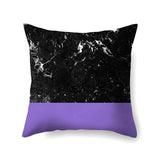Purple Geometric Print Cushion Cover Pack 6