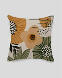 Orange Flower Cushion Covers Pack 4