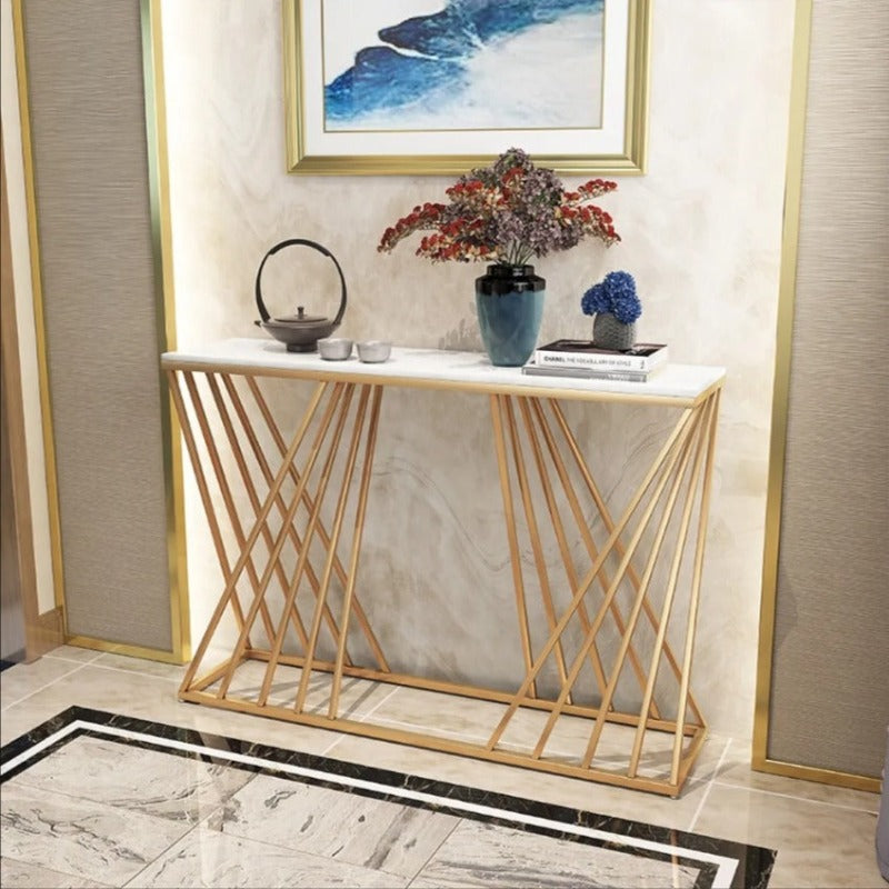 Luxury Villow Entryway Lounge Living Room Console Table - waseeh.com