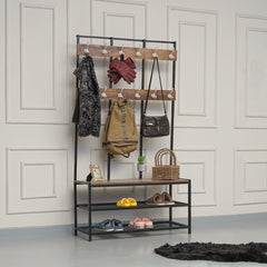 Gardero XL Cloth Shoe Coat Storage Organizer Rack - waseeh.com