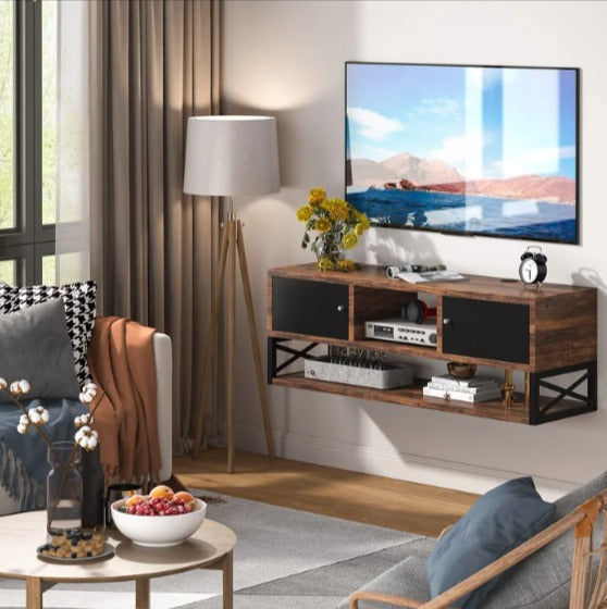 Malady Floating Lounge Bedroom TV Console Cabinet Shelve Stand Decor - waseeh.com