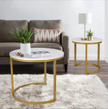 Briajah Living Dining Room Nesting Coffee Side Table (Set of 2) - waseeh.com