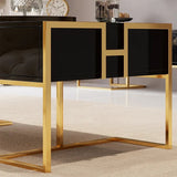 Jocise White Rectangular Living Lounge Bedroom Coffee Center Table - waseeh.com