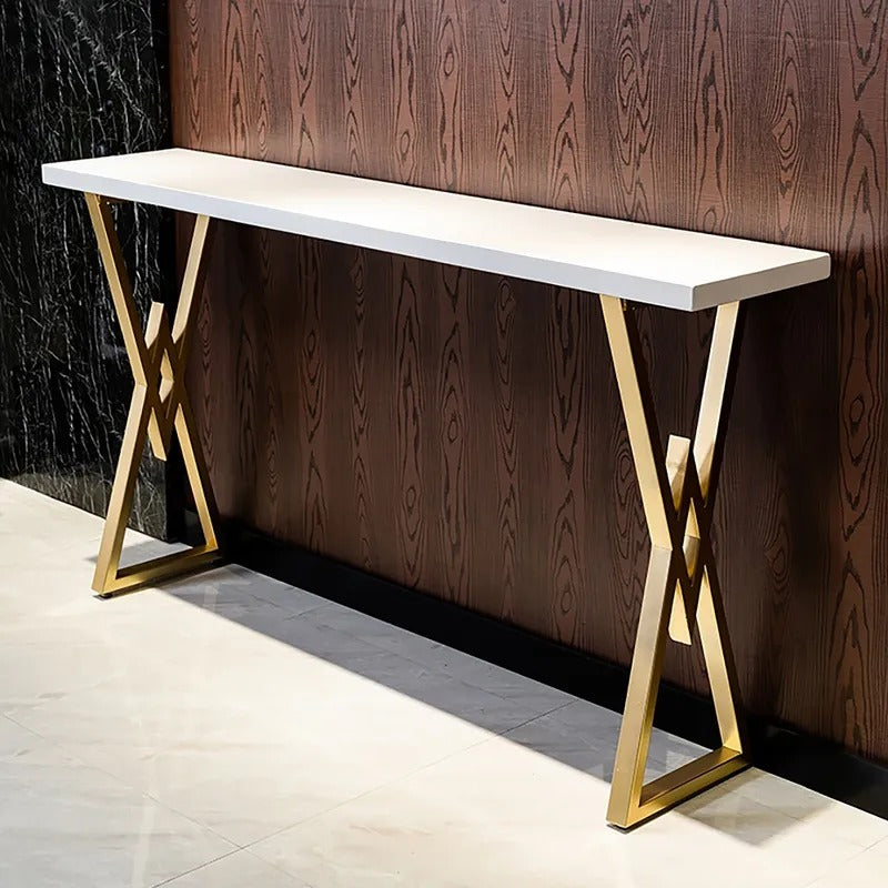 Spurious Living Lounge Drawing Room Breakfast LED Console Table - waseeh.com