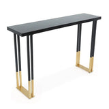 Feigned Living Lounge Drawing Room Counter Breakfast LED Console Table - waseeh.com