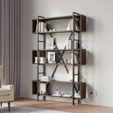 Mesh Etagere Lounge Living Room Bookcase Organizer Storage Rack - waseeh.com