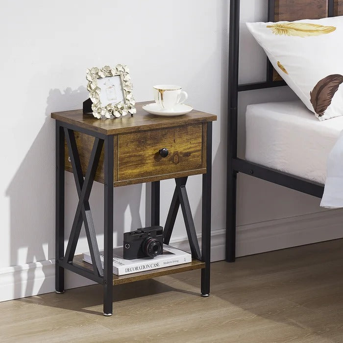 Halstein Lounge Bed Room Organizer Side Table Decor - waseeh.com