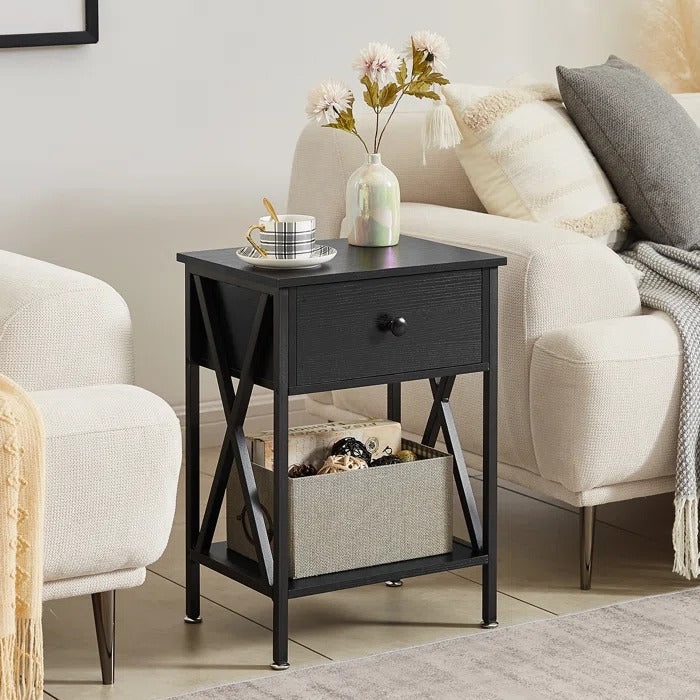 Halstein Lounge Bed Room Organizer Side Table Decor - waseeh.com