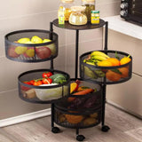 Parfait Rotating Trolley (Round) - waseeh.com