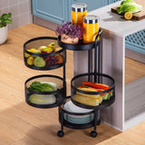 Parfait Rotating Trolley (Round) - waseeh.com