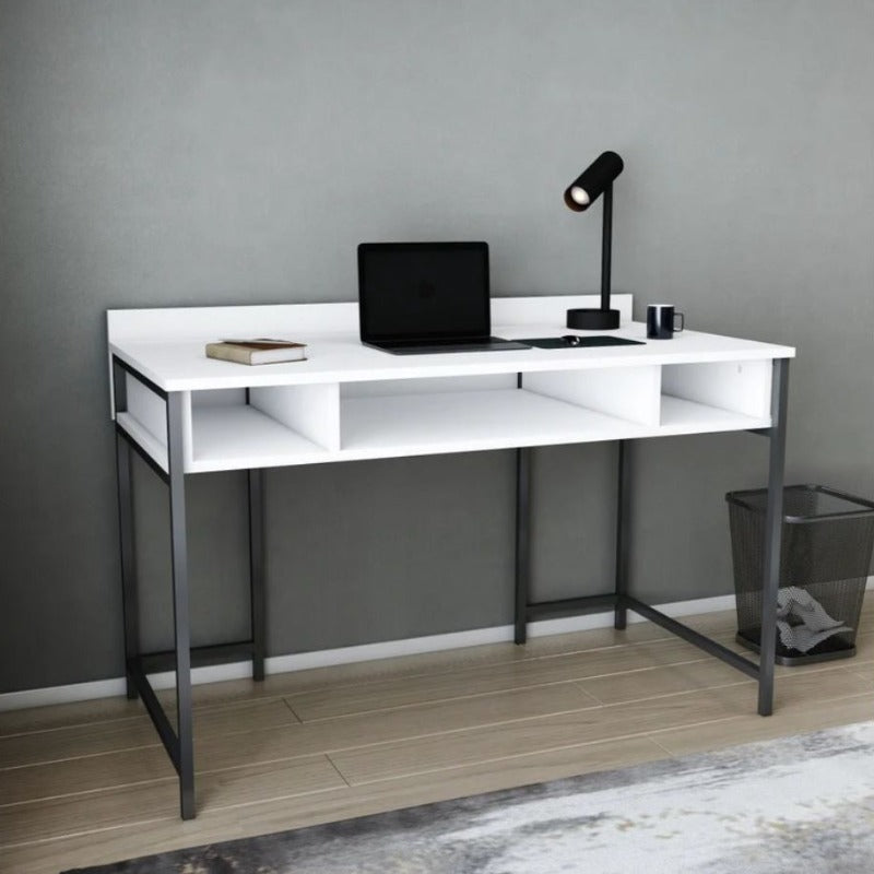 Contemporary Workstation Computer Writing Desk Table - waseeh.com